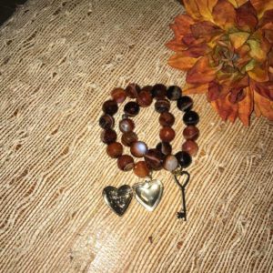 Key to my Heart Bracelet Set by ♡Links $25