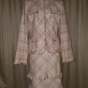 Anne Klein Chanel Style Skirt Suit Sz.10 $85