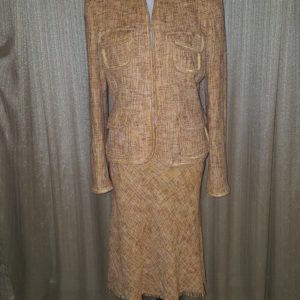 Anne Klein Embellished Fabric Suit Sz. 8 $85