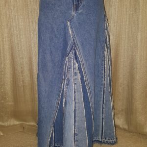 Urban Cinderella ONE OF A KIND Maxi Skirt Front View Sz. 4 $95