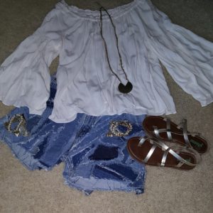 shop this look – shorts and bracelets